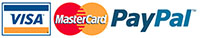 Credit and Paypal Logos